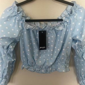Nasty Gal Polka Dot Top
